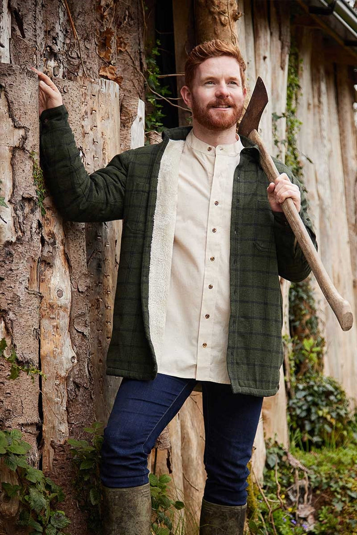 Fleeced Lined Unisex Flannel Shirt –LV15