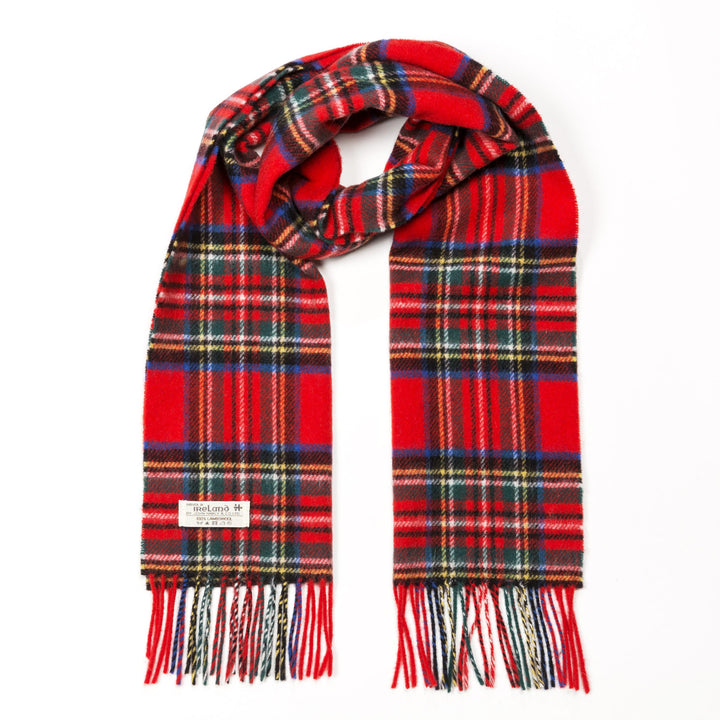 Merino Luxury Wool Scarf Royal Stewart Tartan
