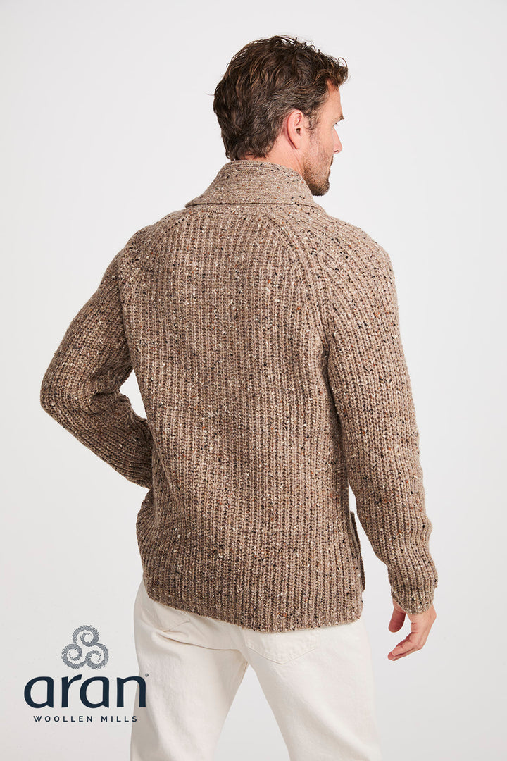Men’s Fisherman Rib Shawl Cardigan