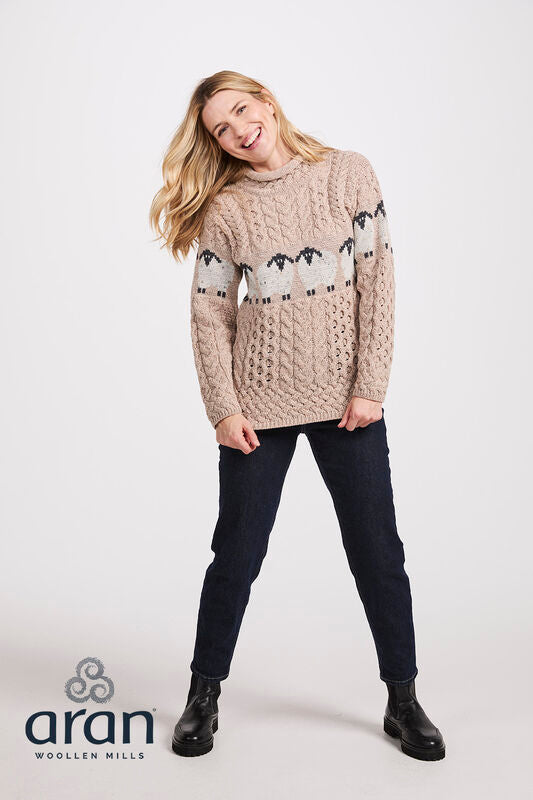 Ladies Merino Wool Sheep Sweater