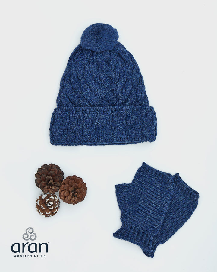 Aran Woollen Fingerless Mitts