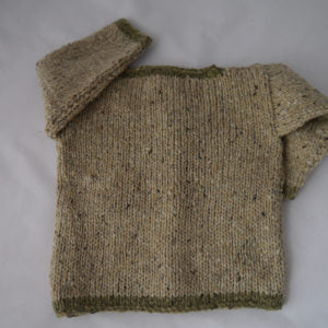 Children’s Handmade Sheep Cardigan  – Beige