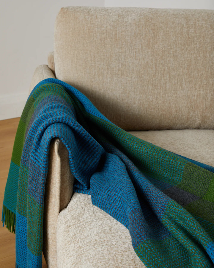 Foxford Ceide Wool and Cashmere Throw