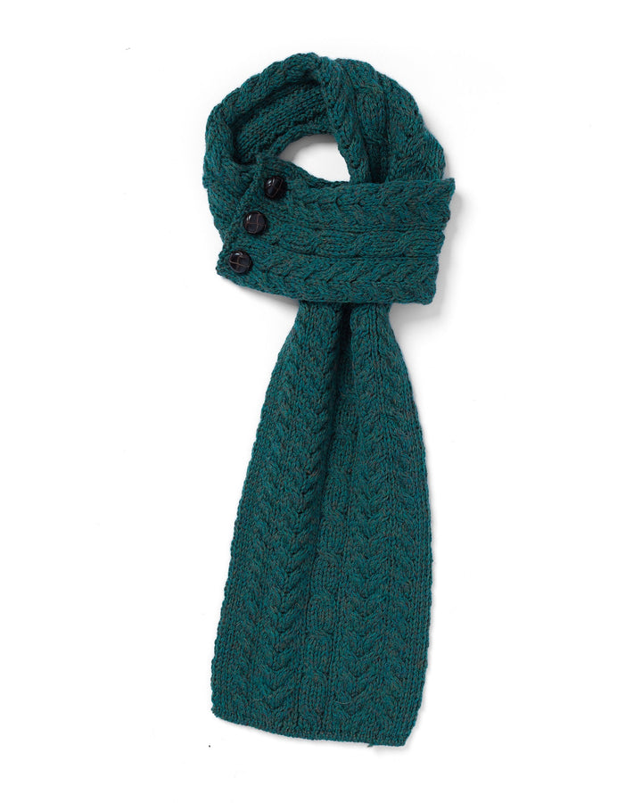 Buttoned Loop Scarf