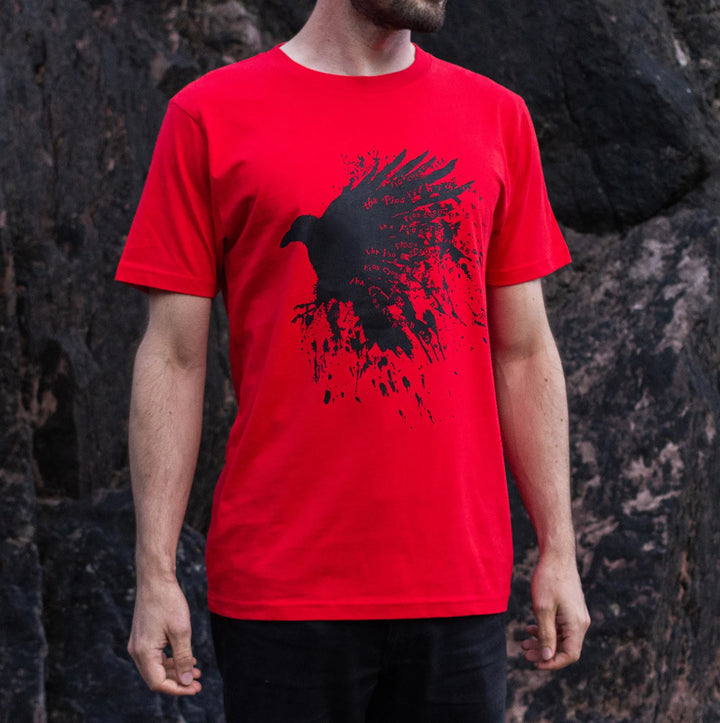 Raven TShirt – Red
