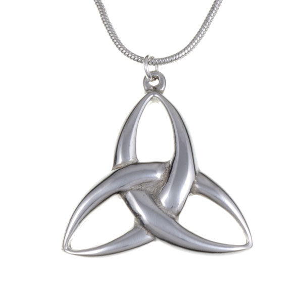 Convex Trefoil Knot Pendant