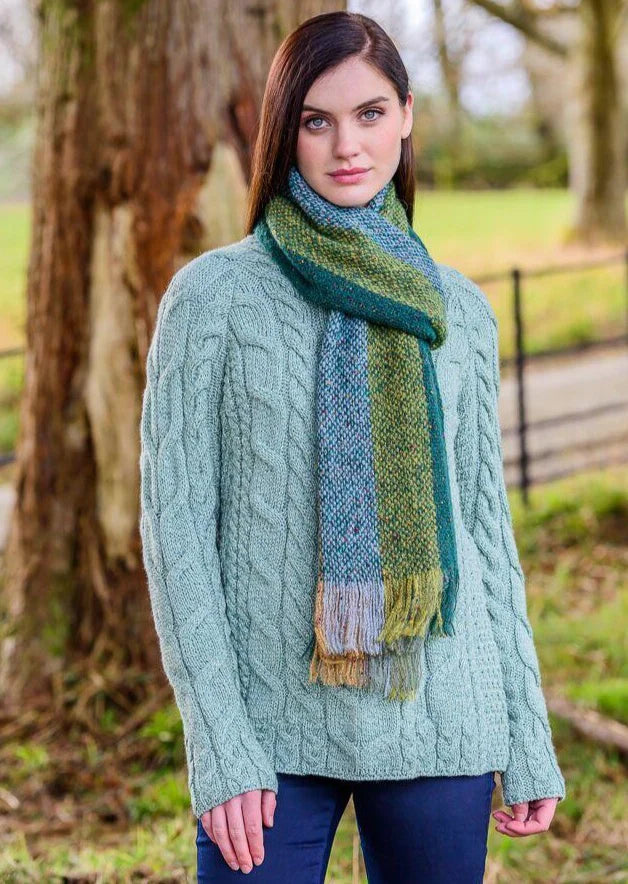 Mucros Islander Green Scarf