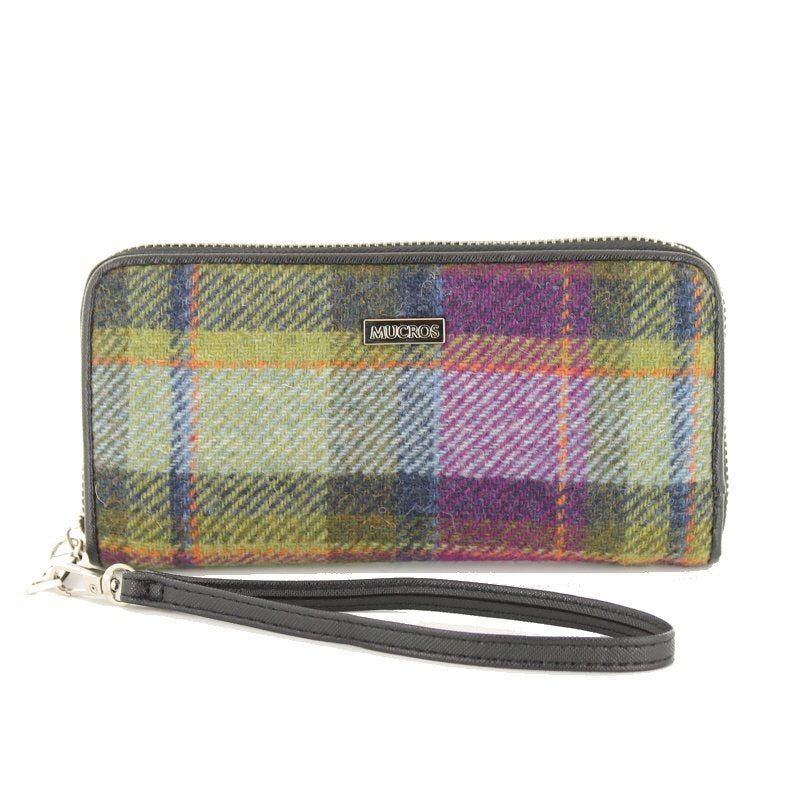 Mucros Tweed Check Wallet
