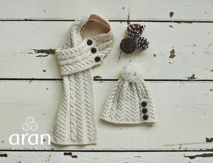 Buttoned Loop Scarf