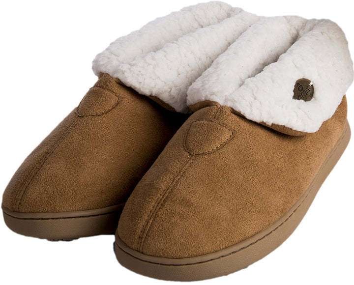 Faux Suede Boot Slippers