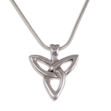 Three Loop Love Knot Pendant