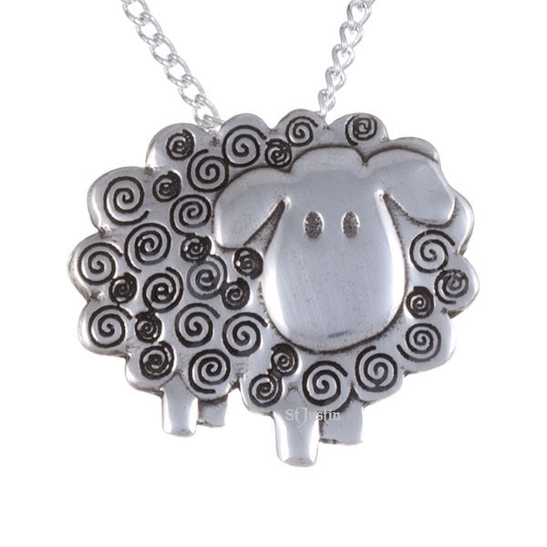 Swirly Sheep Pendent