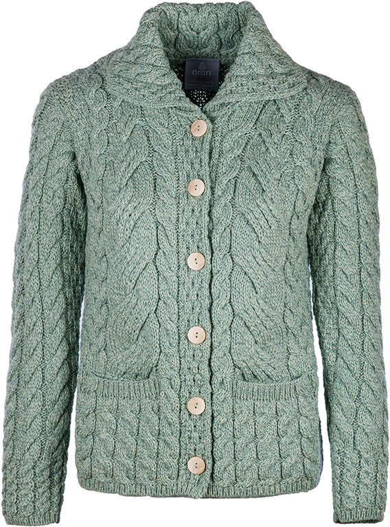 Buttoned Cable Cardigan