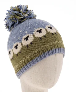 Pure Wool Blue Sheep beanie