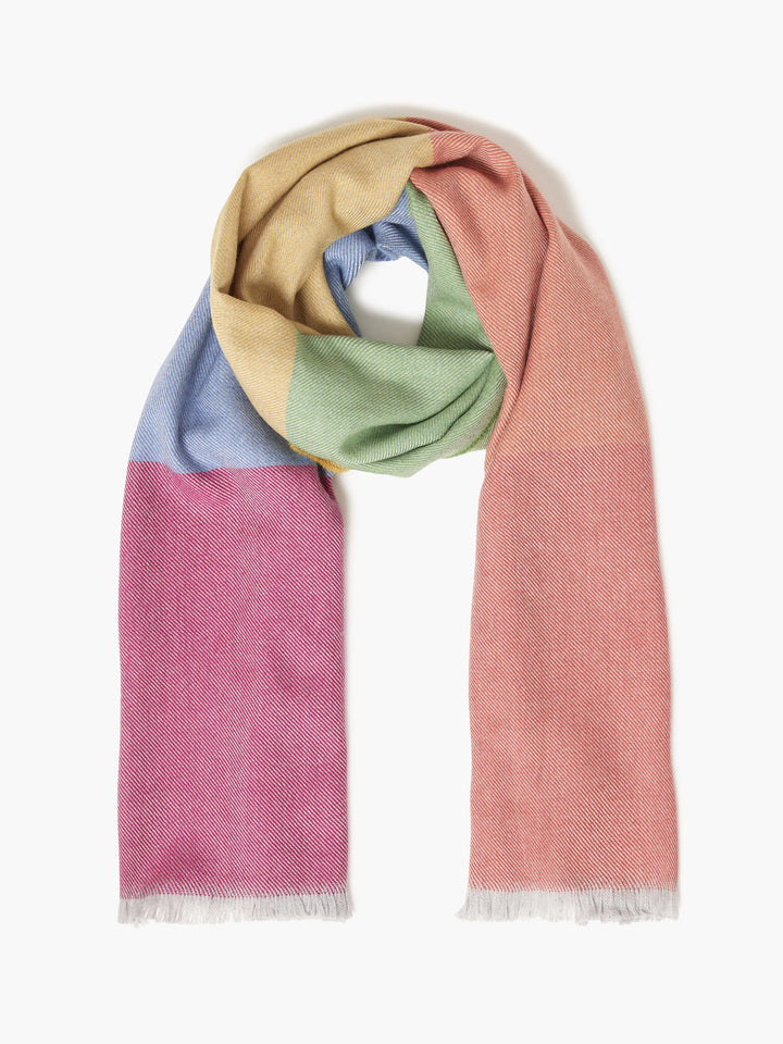 Foxford Rainbow Extra Fine Merino Scarf