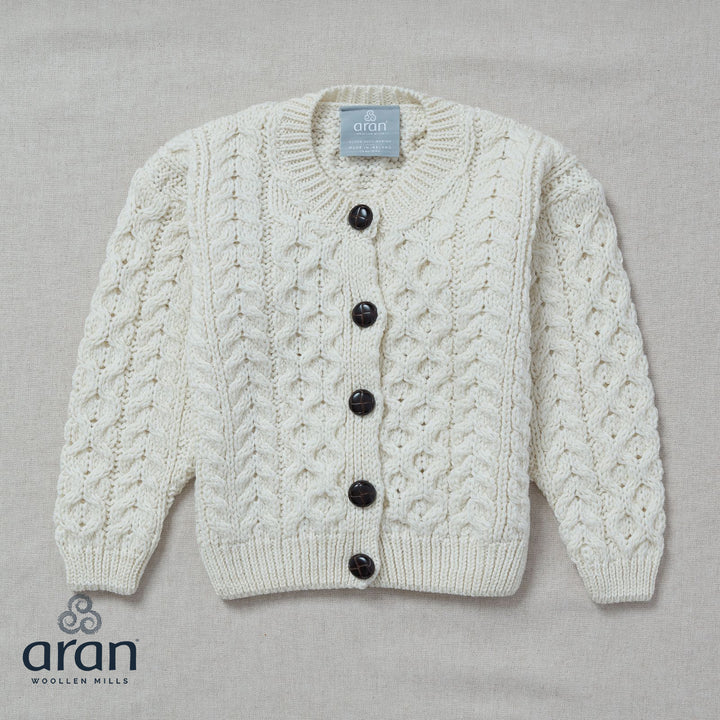 Children’s Merino Wool Aran Cardigan