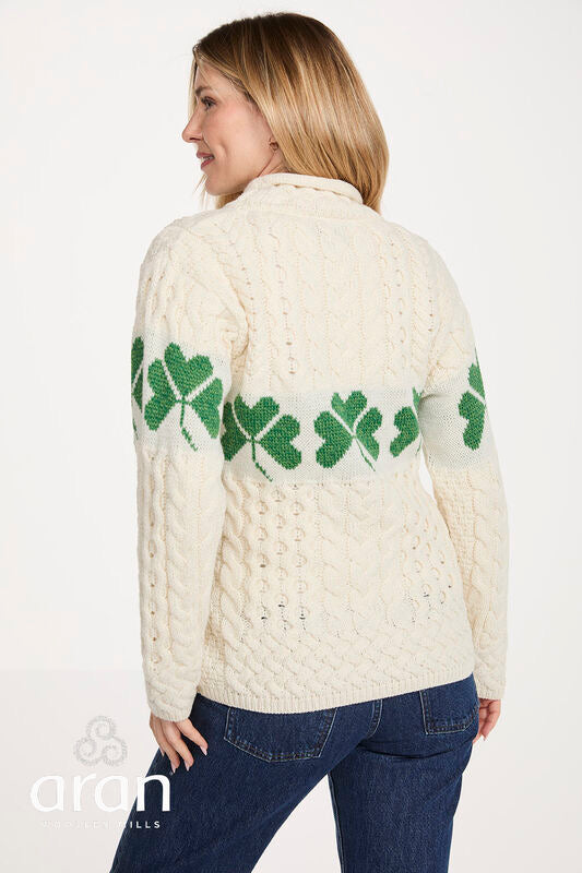 Shamrock Rolled Neck Sweater