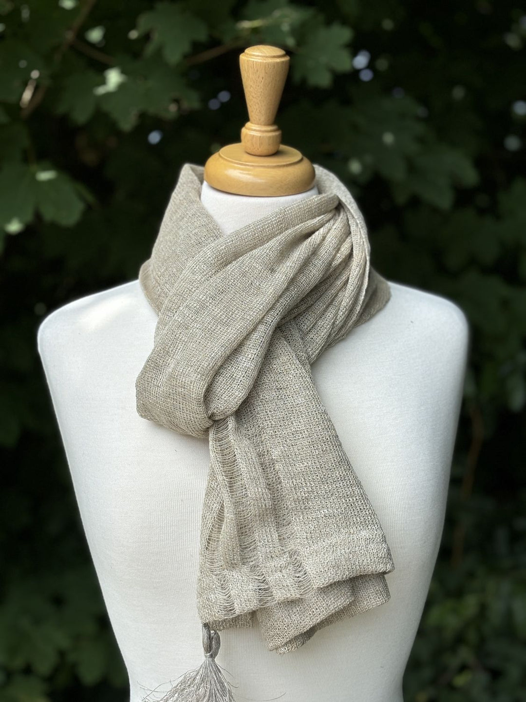 100% Linen  Poncho – Natural Linen