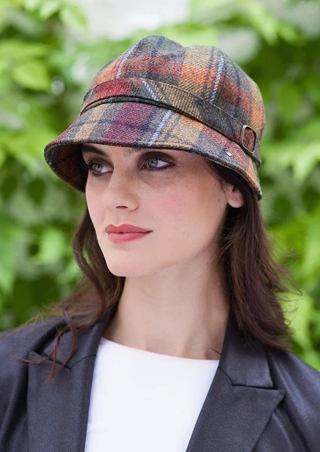 Mucros flapper hat -Rust Check