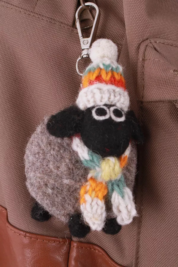 Stuart Sheep Bag Charm