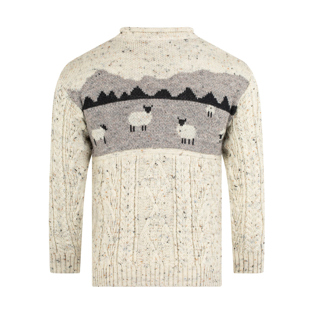 100% Wool Mountain Sheep Sweater.