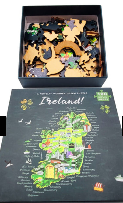 Map of Ireland Wooden Jigsaw