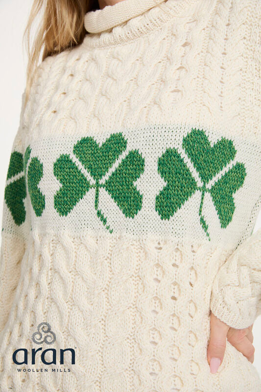 Shamrock Rolled Neck Sweater