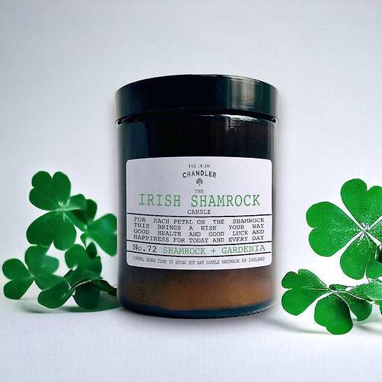 Irish Shamrock Candle