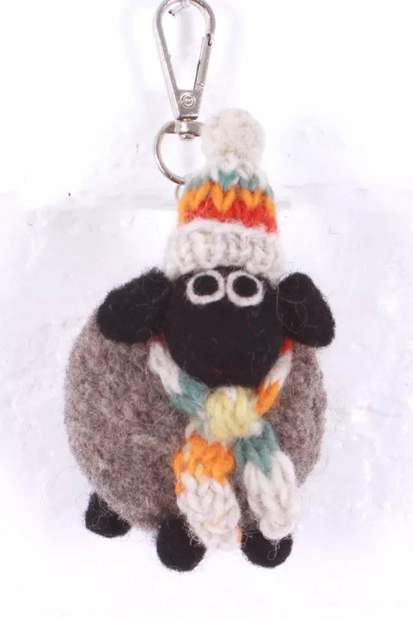 Stuart Sheep Bag Charm