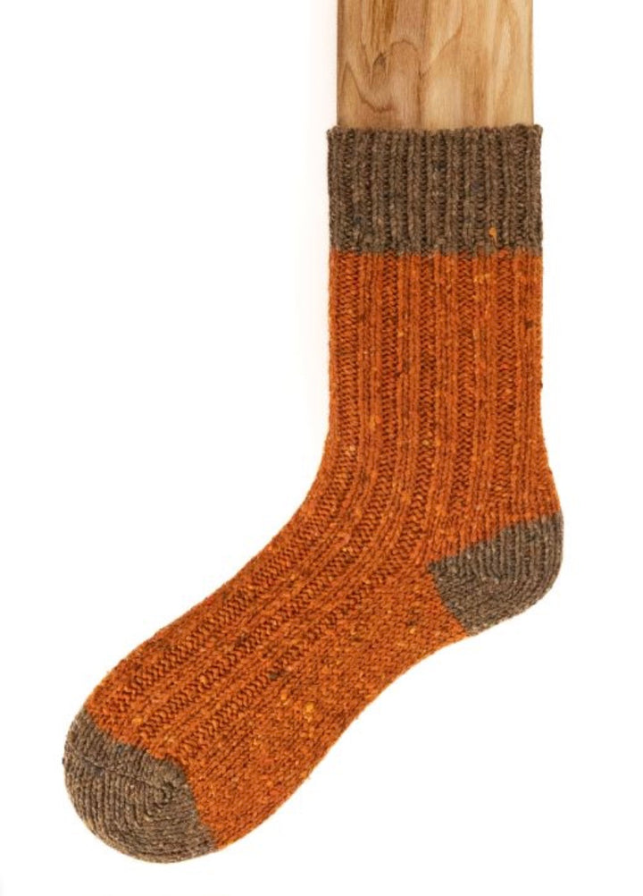 Connemara Socks - Wool Blend- Two Toned