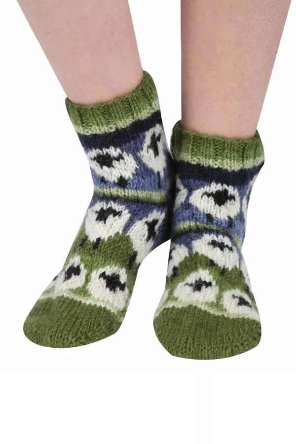 Flock of Sheep Sofa Socks
