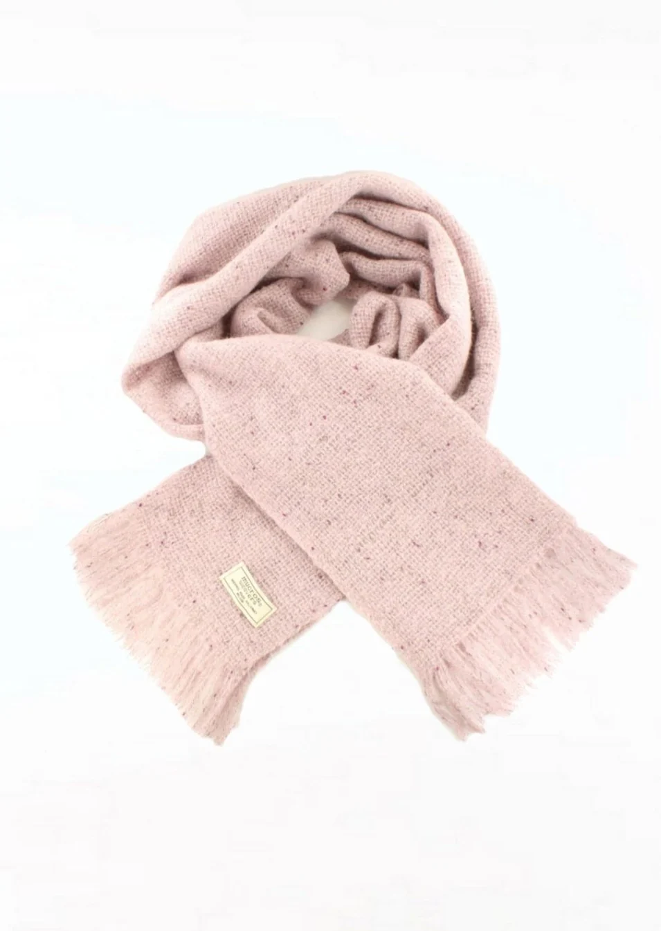 Mucros Islander Green Scarf - Pink