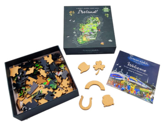 Map of Ireland Wooden Jigsaw
