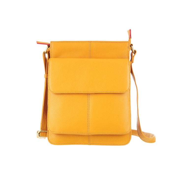 Mustard Sling Bag - Luxury Irish Soft Leather