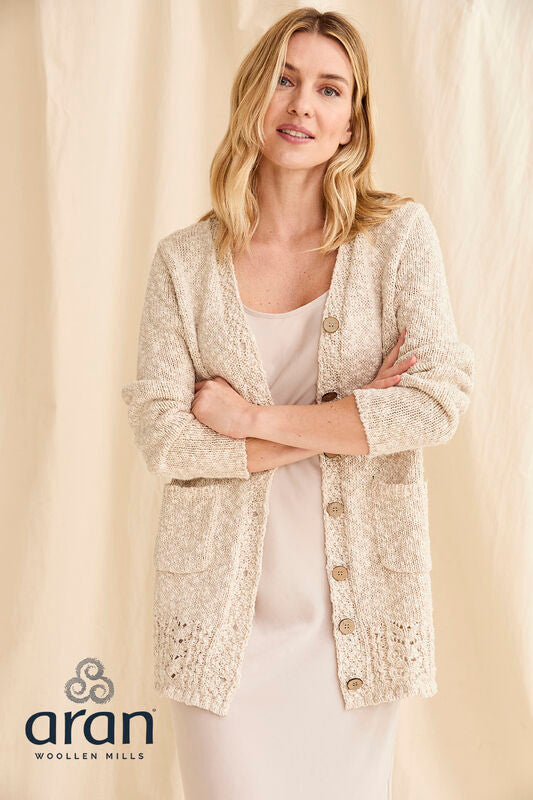 Long Line V Neck Cardigan