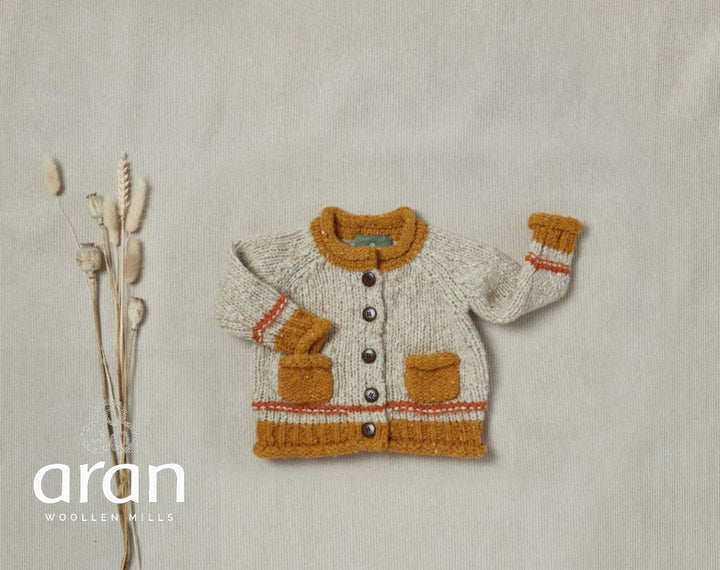 Baby Rolled Neck Cardigan