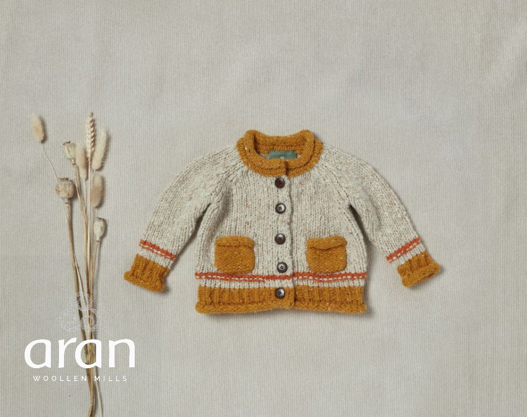 Baby Rolled Neck Cardigan