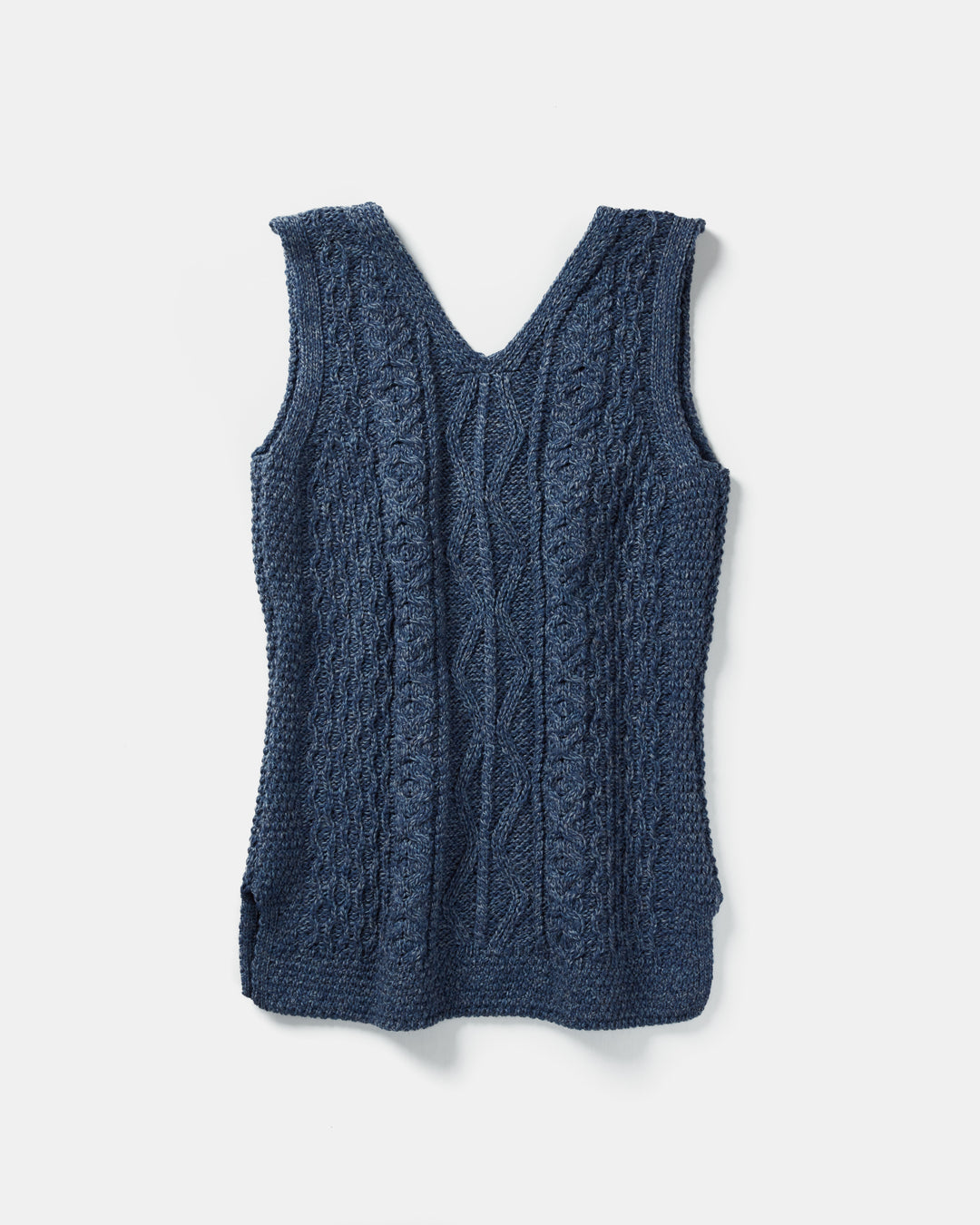 Aran V Neck  Slipover