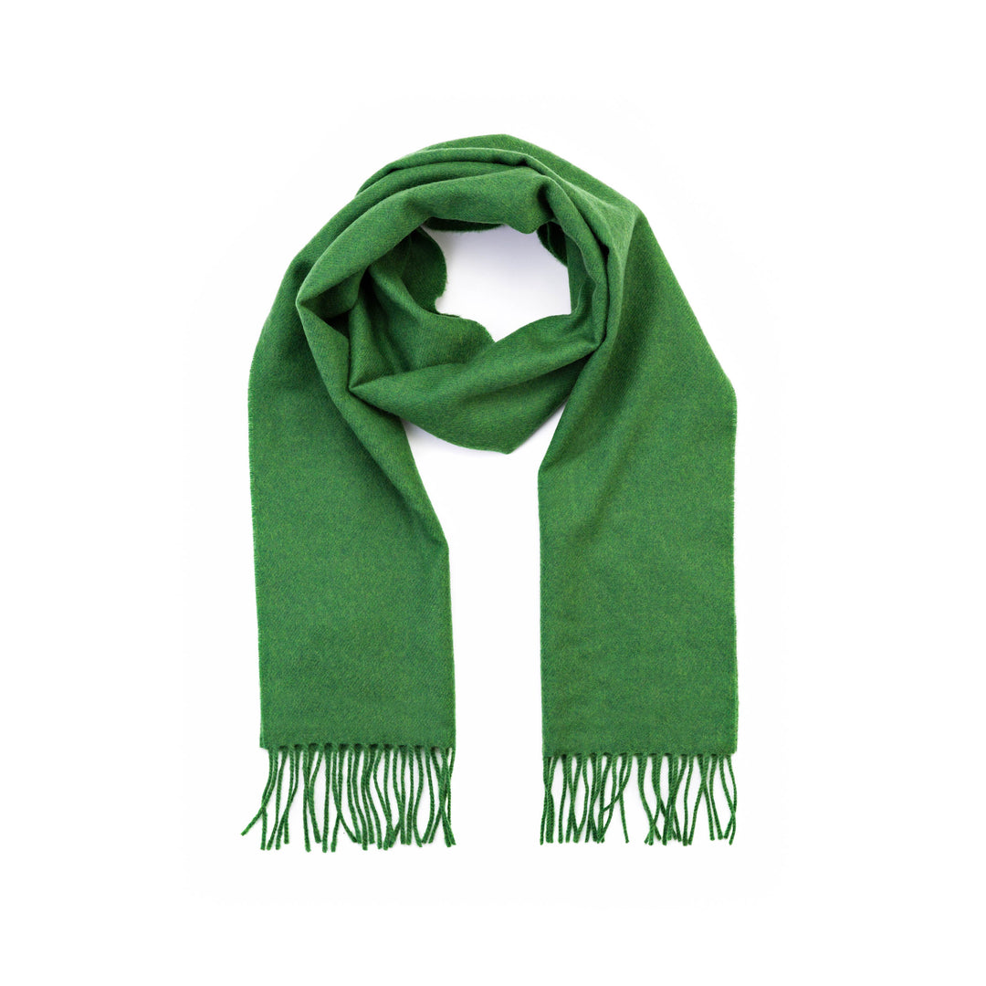 Merino Luxury Wool Scarf Forest Green