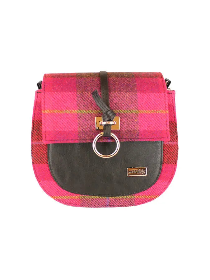 Mucros Pink Check  Grace Bag